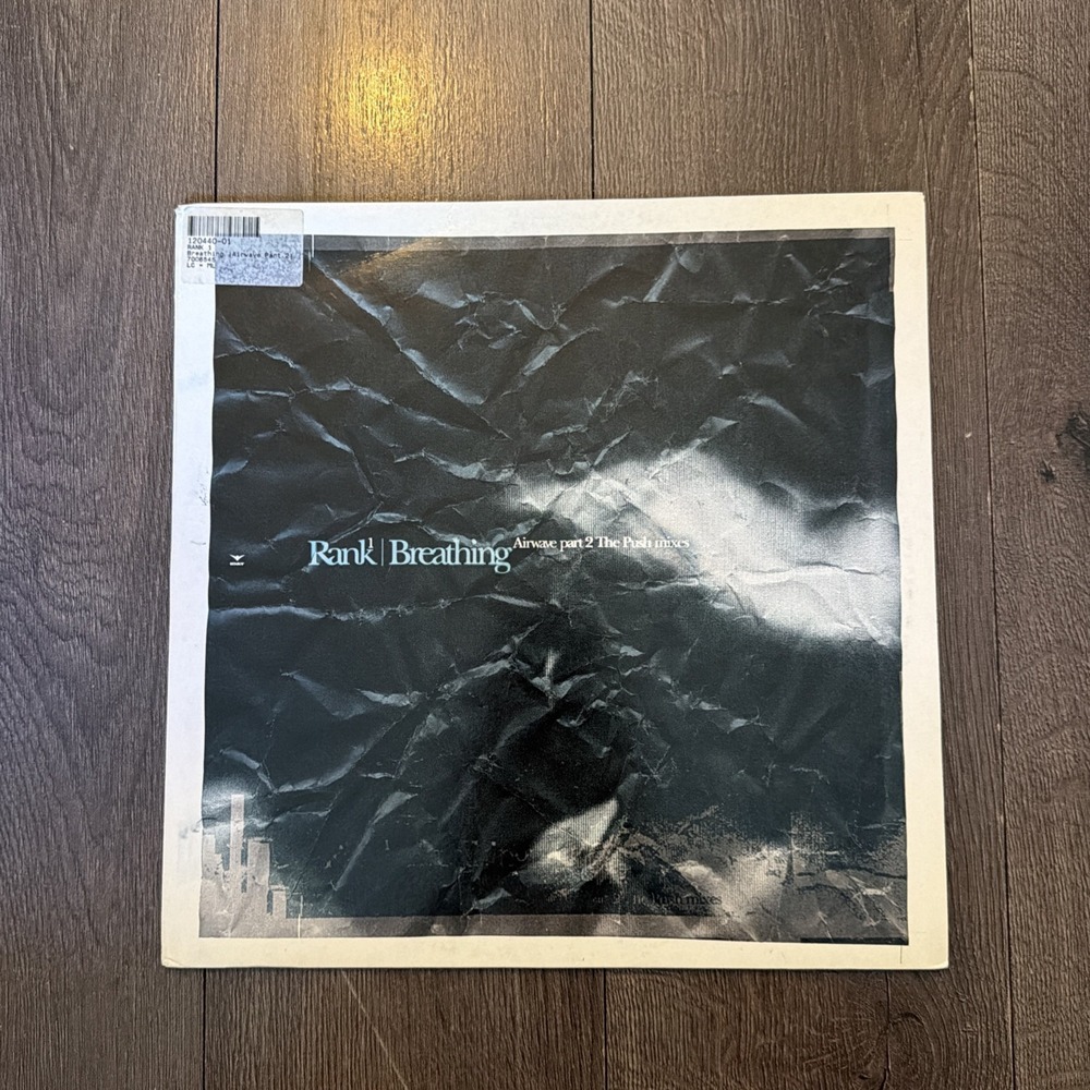 Rank 1 – Breathing Airwave Part 2  ID&T Trance 12" Vinyl Record VG+ RARE